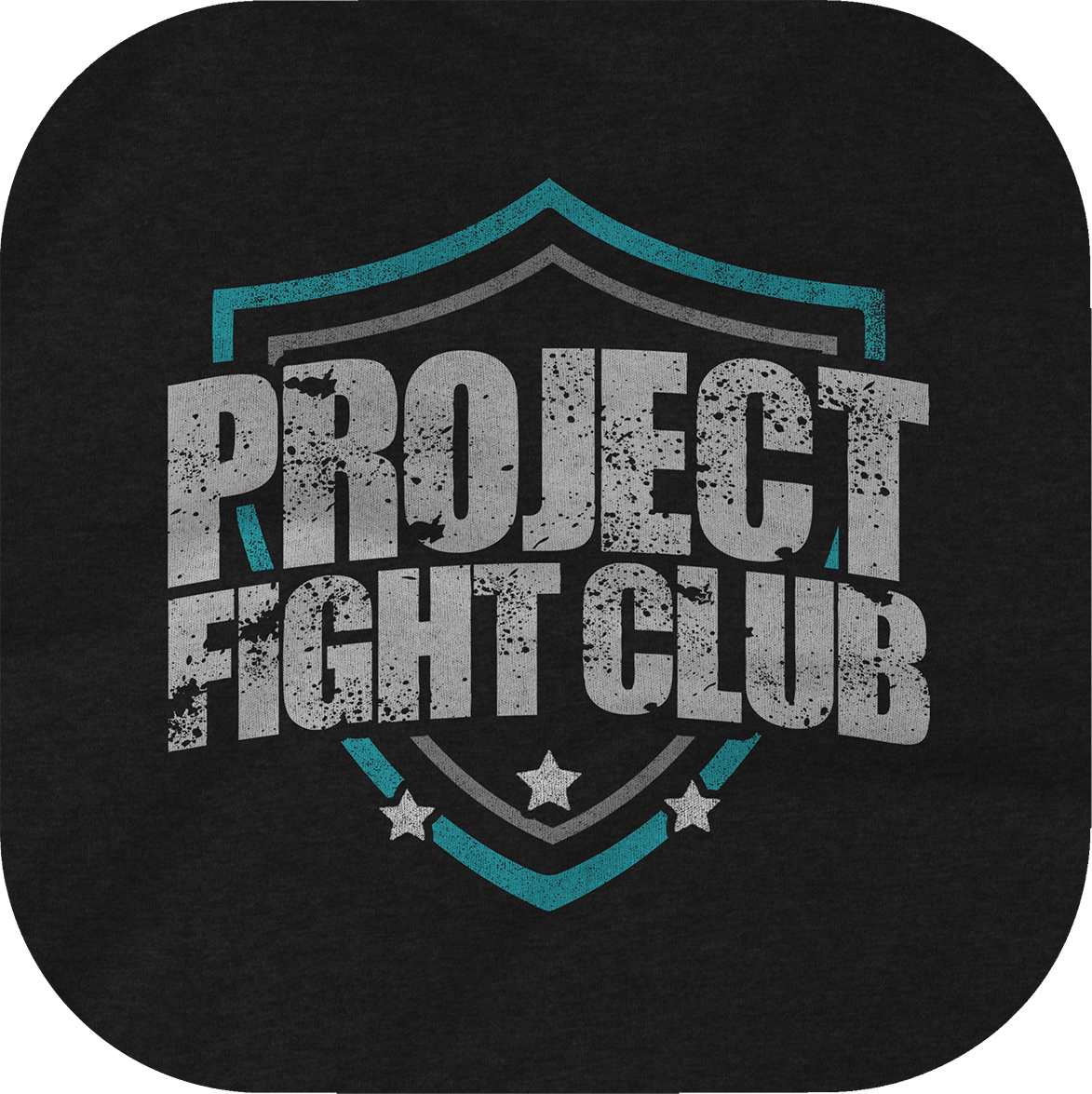 BLACK BASEBALL TEE #2 - FIGHT ADDICTION