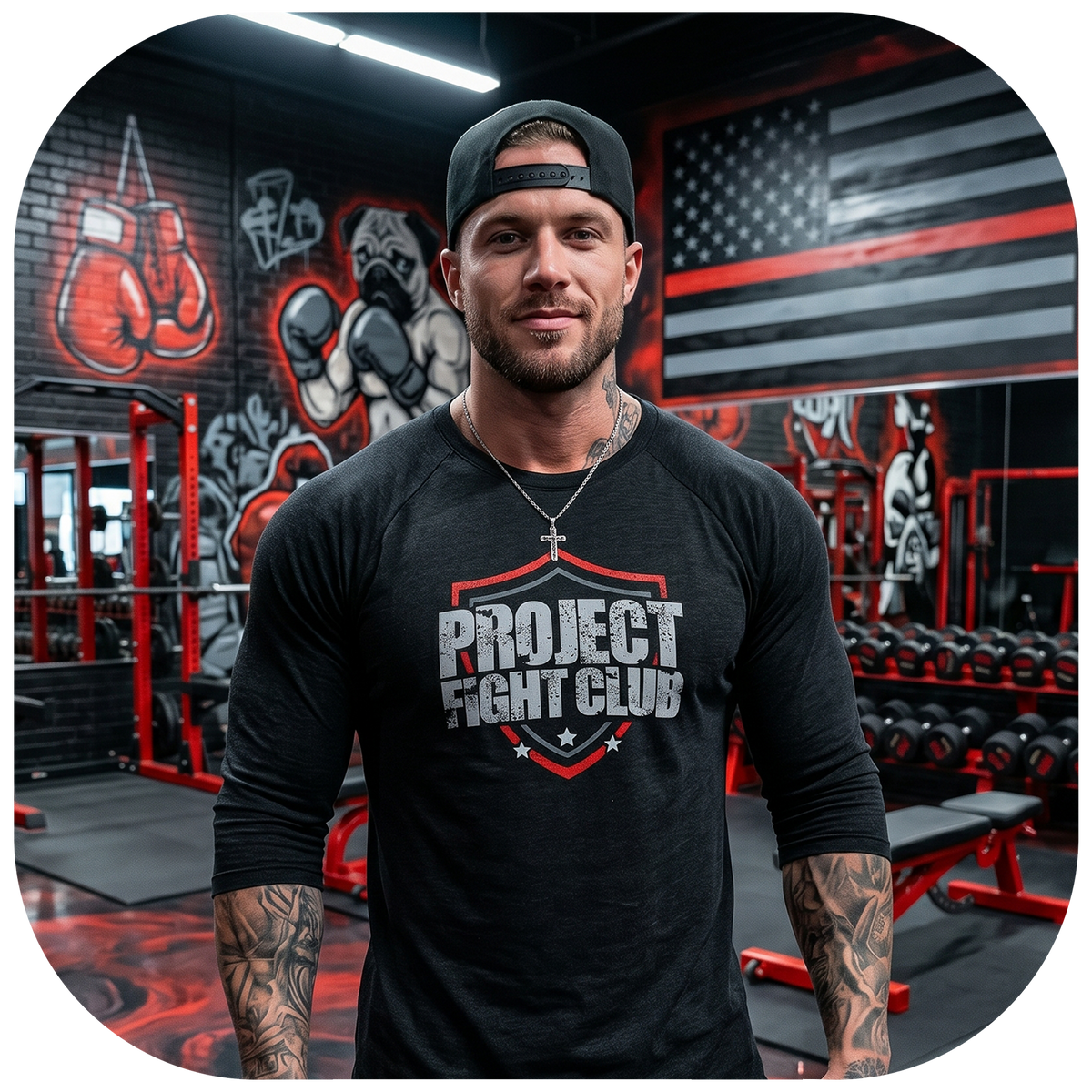 BLACK BASEBALL TEE #2 - HONOR FIREFIGHTERS & EMTs