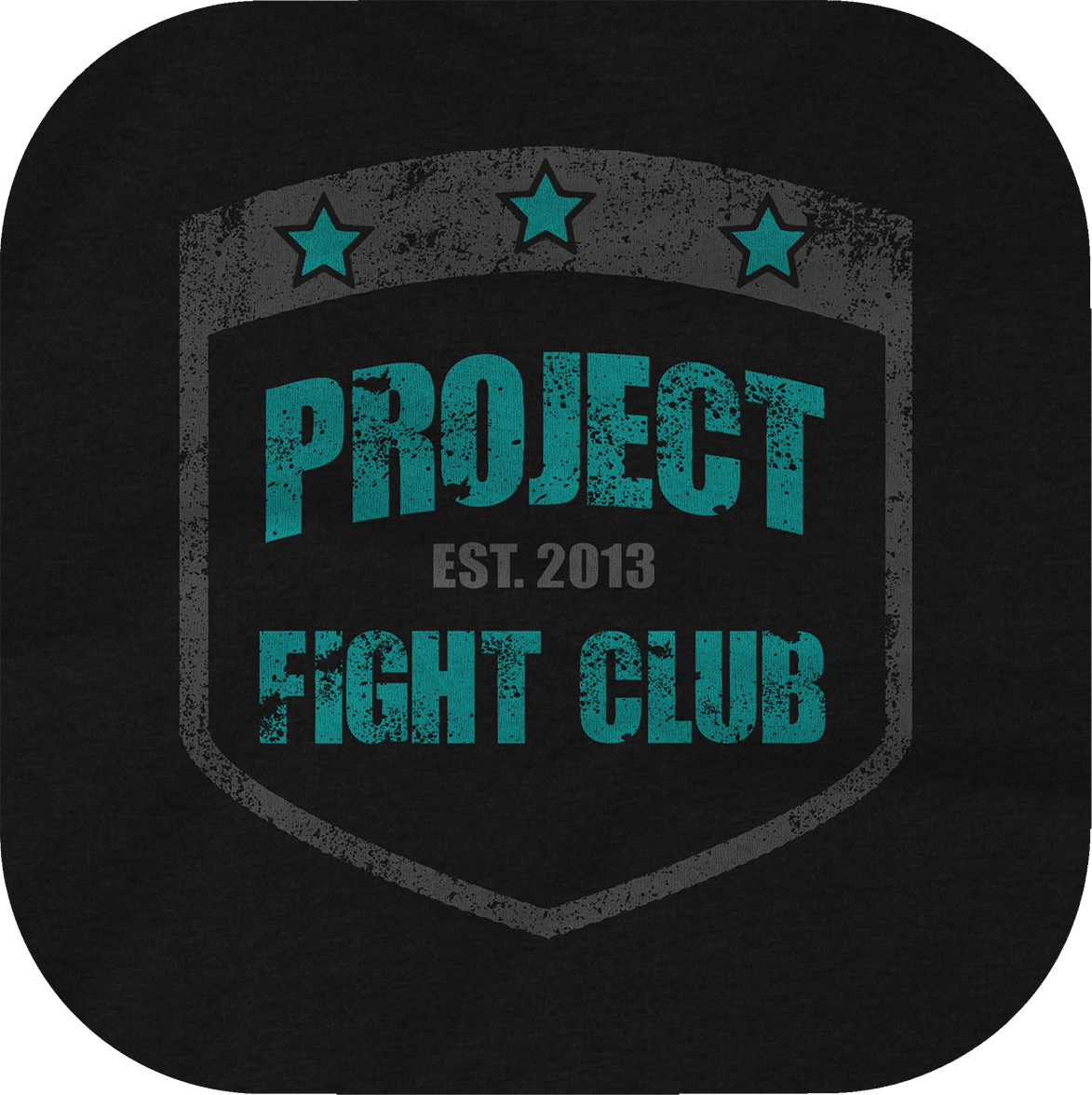BLACK BASEBALL TEE #3 - FIGHT ADDICTION
