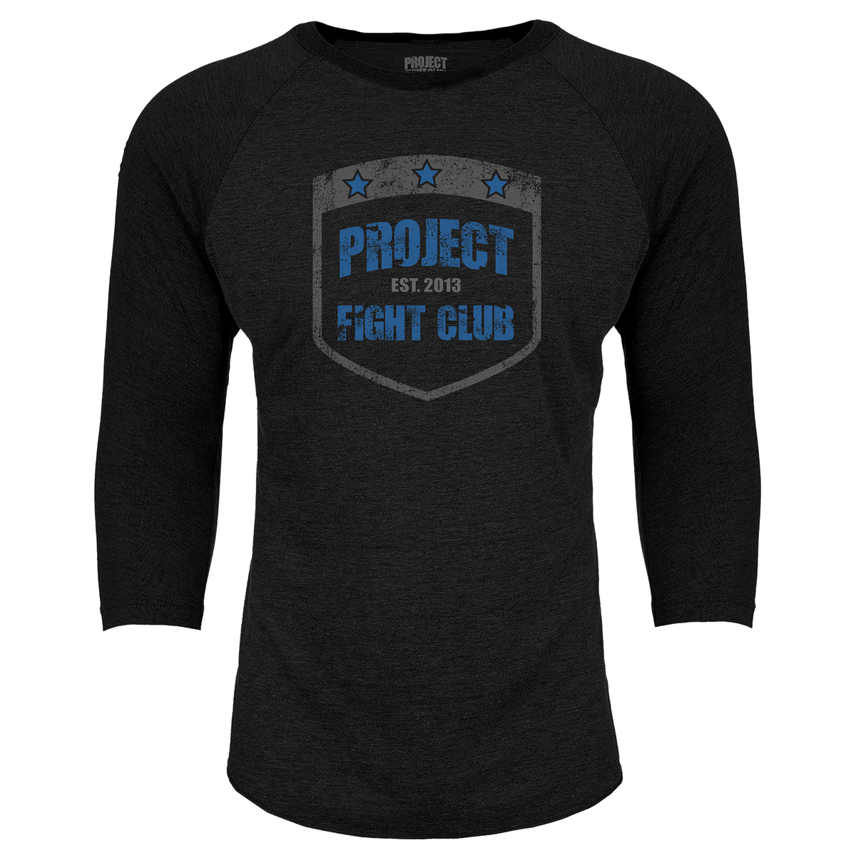 BLACK BASEBALL TEE #3 - SUPPORT POLICE
