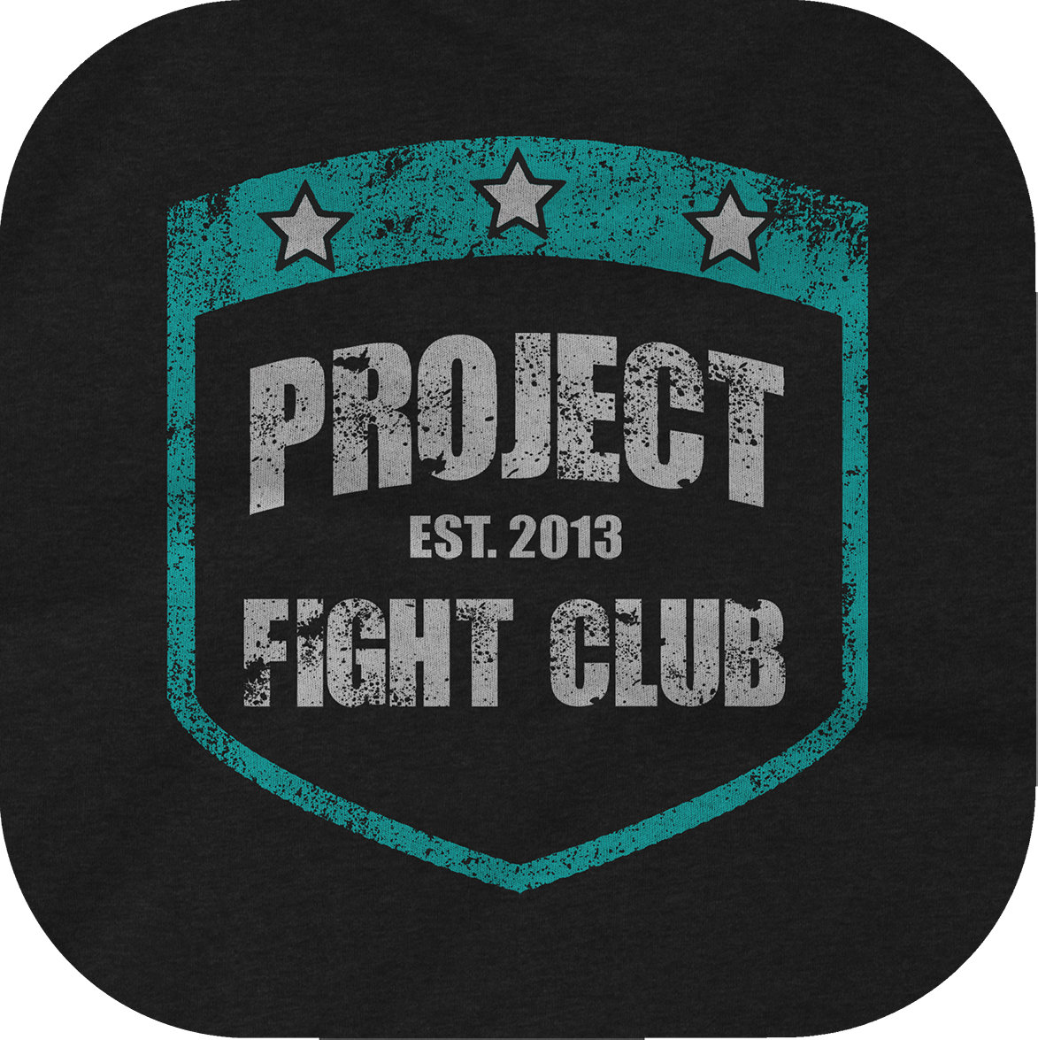 BLACK BASEBALL TEE #4 - FIGHT ADDICTION
