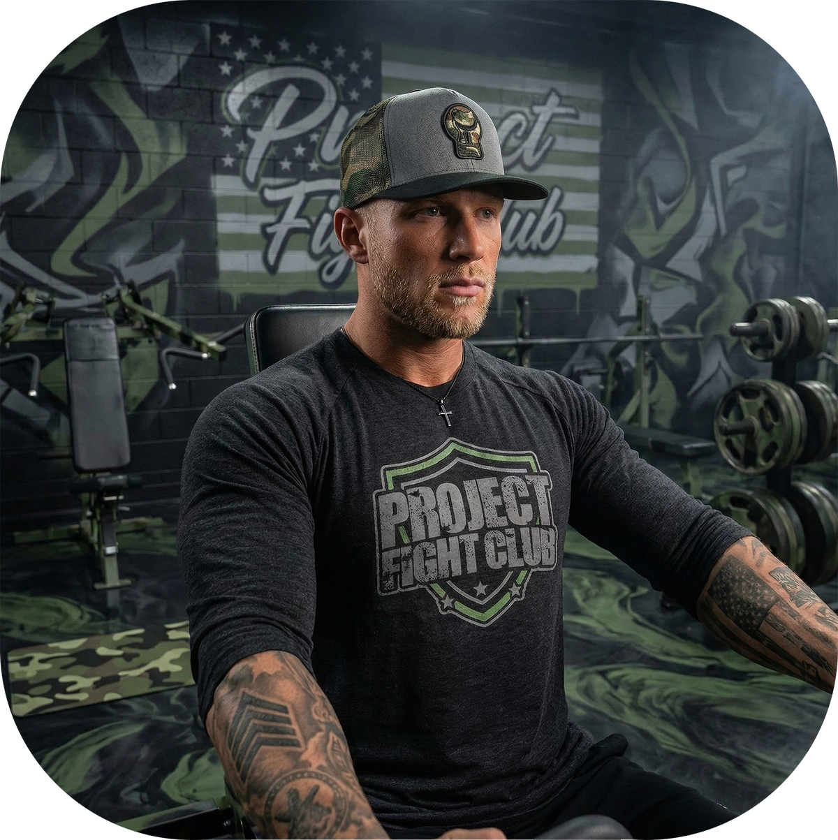 BLACK BASEBALL TEE 5 - HONOR SOLDIERS & VETERANS