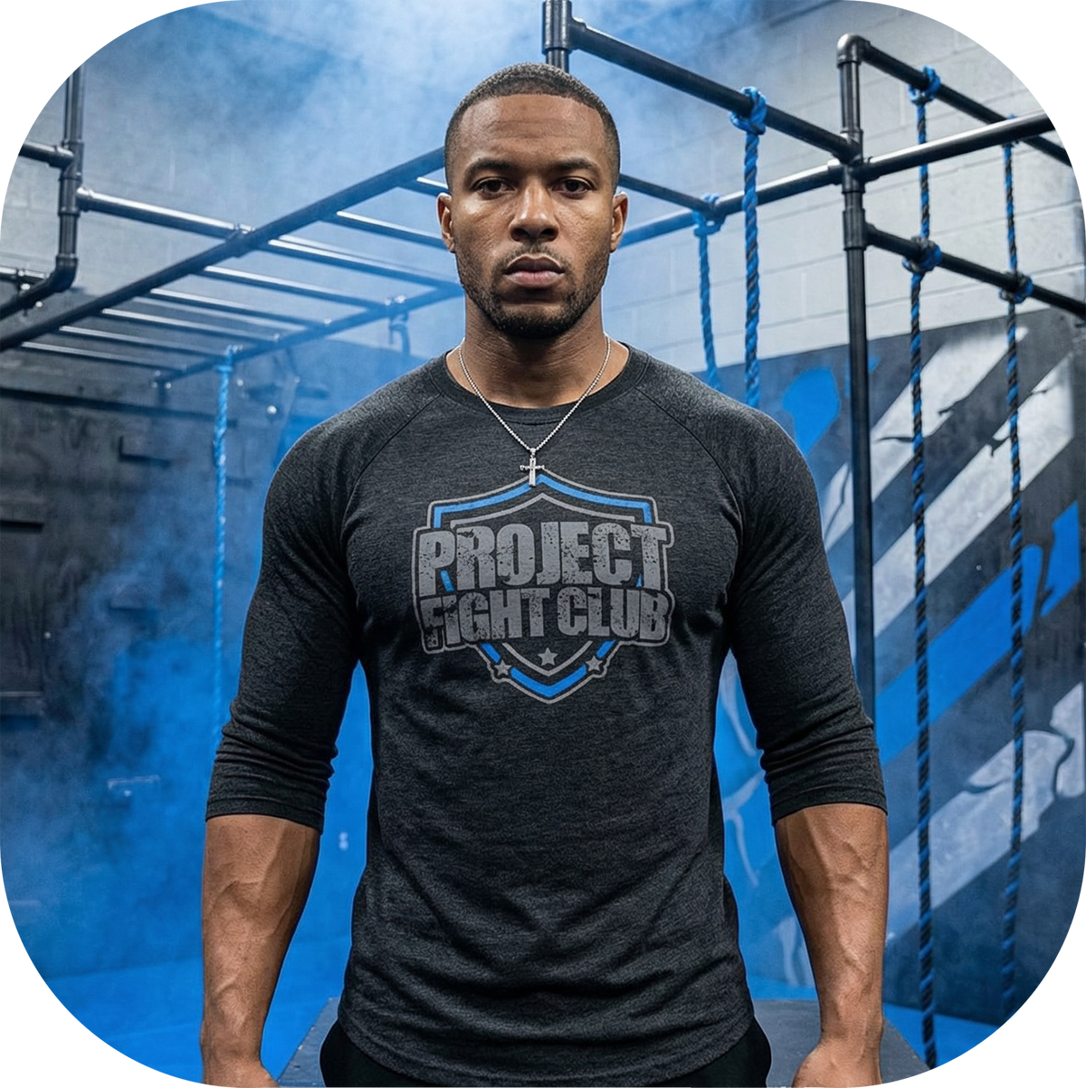 BLACK BASEBALL TEE #5 - SUPPORT POLICE