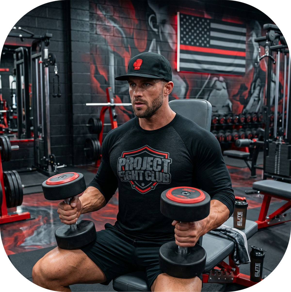 BLACK BASEBALL TEE #5 - HONOR FIREFIGHTERS & EMTs