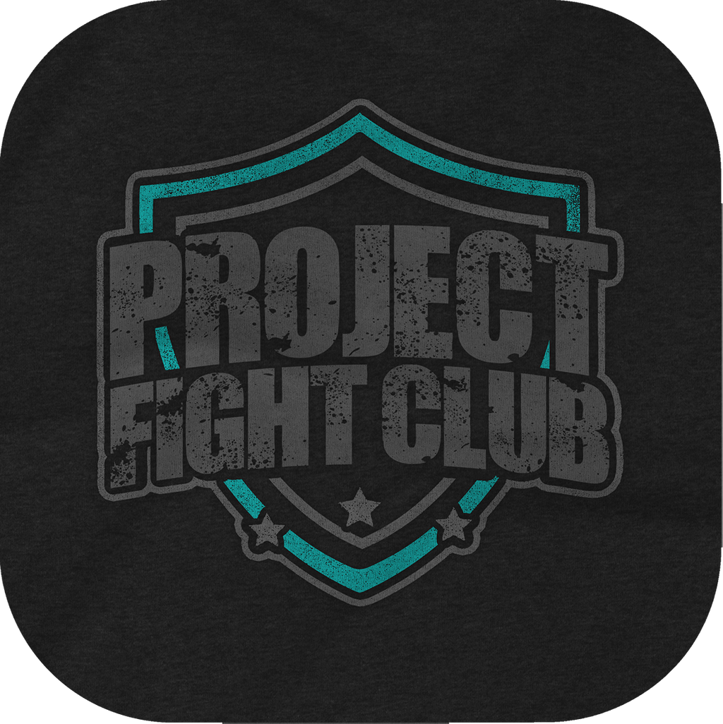 BLACK BASEBALL TEE #5 - FIGHT ADDICTION