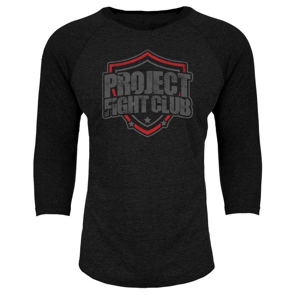 BLACK BASEBALL TEE #5 - HONOR FIREFIGHTERS & EMTs