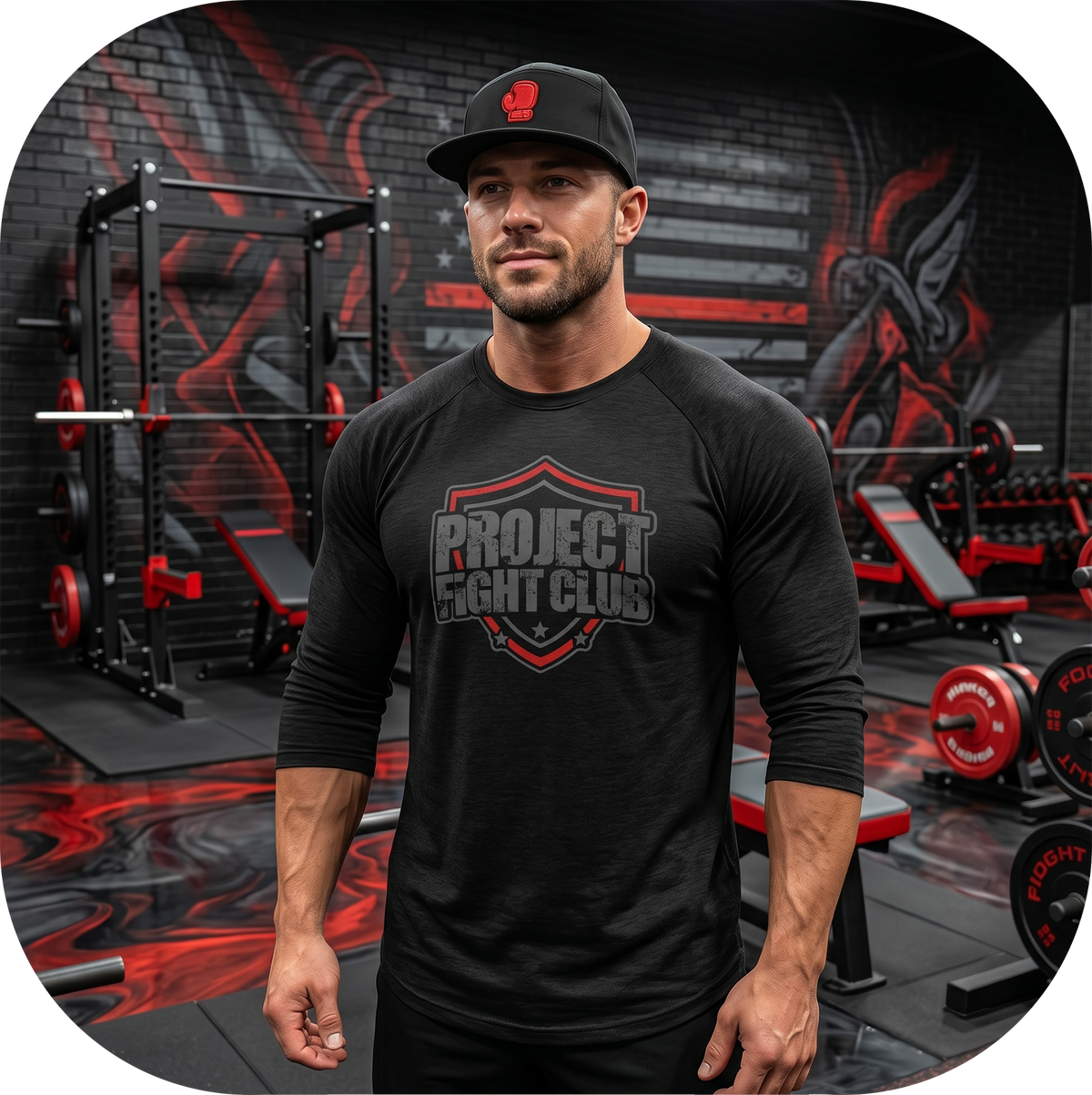 BLACK BASEBALL TEE #5 - HONOR FIREFIGHTERS & EMTs