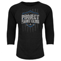 BLACK BASEBALL TEE #6 - SUPPORT POLICE