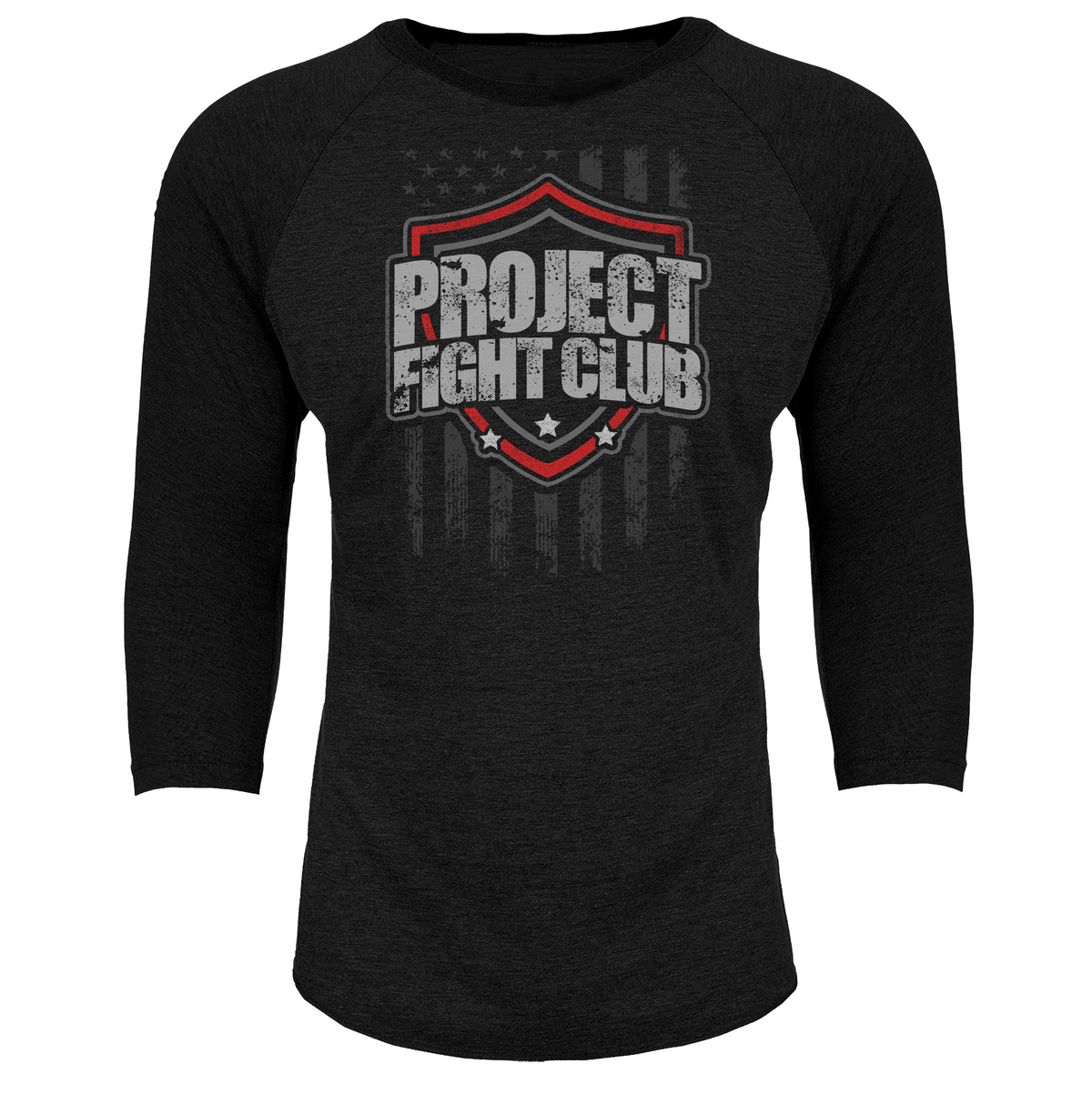 BLACK BASEBALL TEE #6 - HONOR FIREFIGHTERS & EMTs