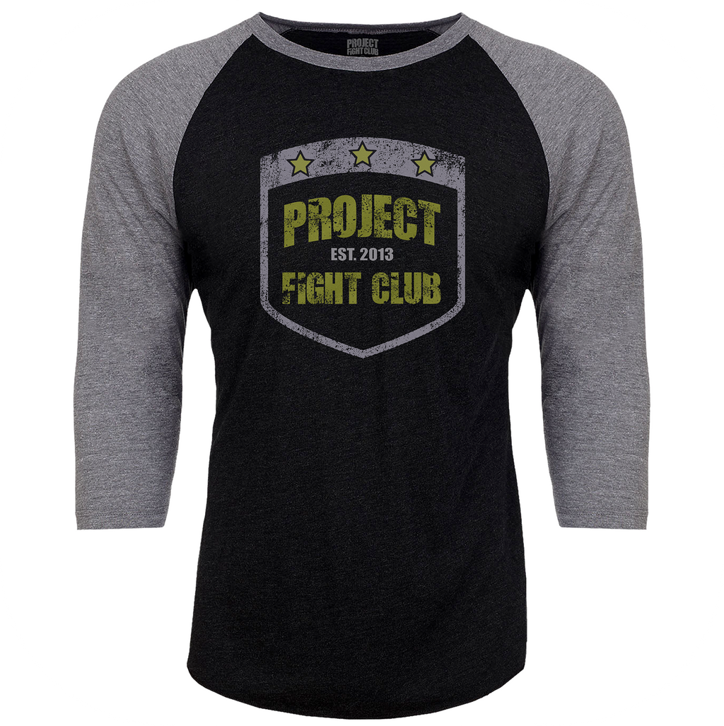 BLACK & GREY BASEBALL TEE #2 - SPREAD CHRISTIANITY