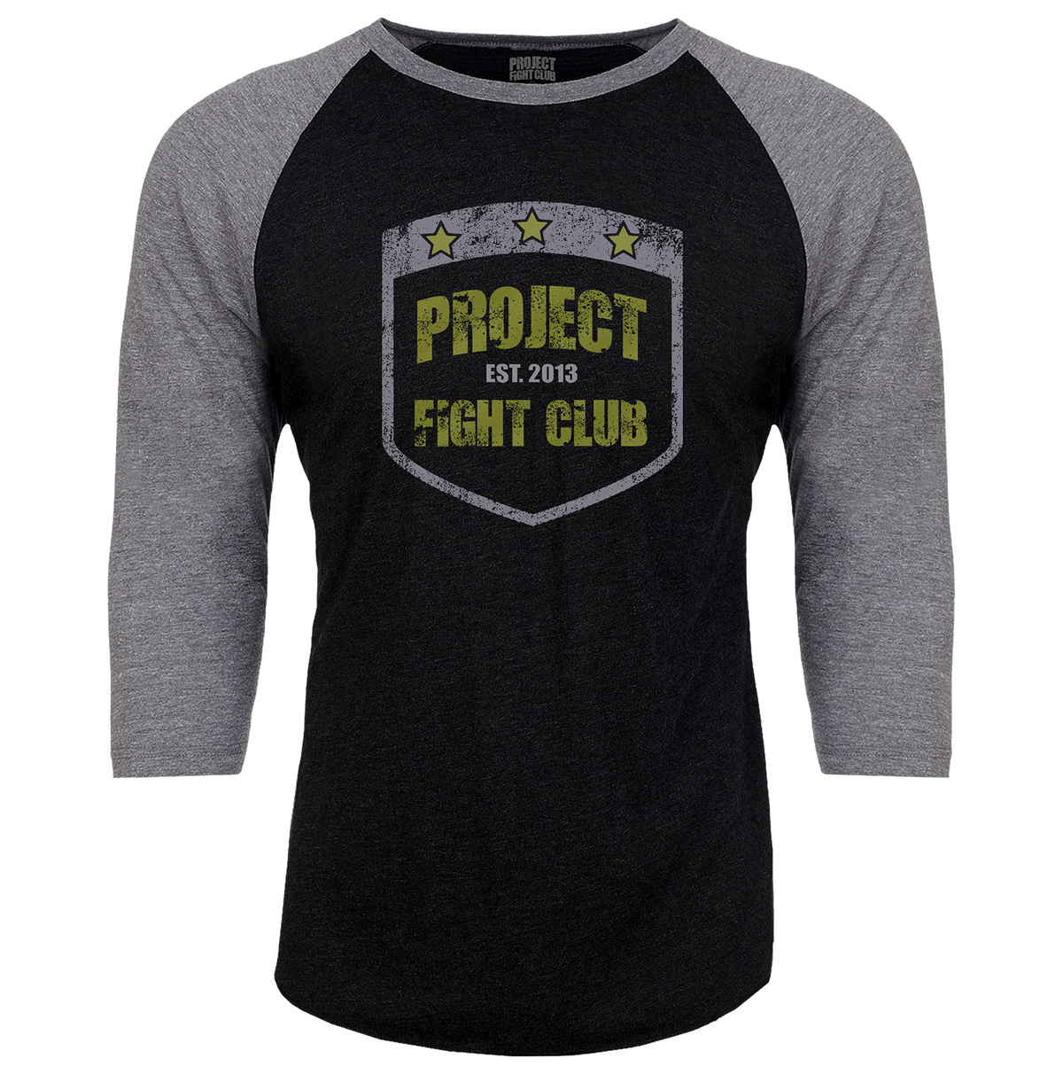 BLACK & GREY BASEBALL TEE #2 - SPREAD CHRISTIANITY