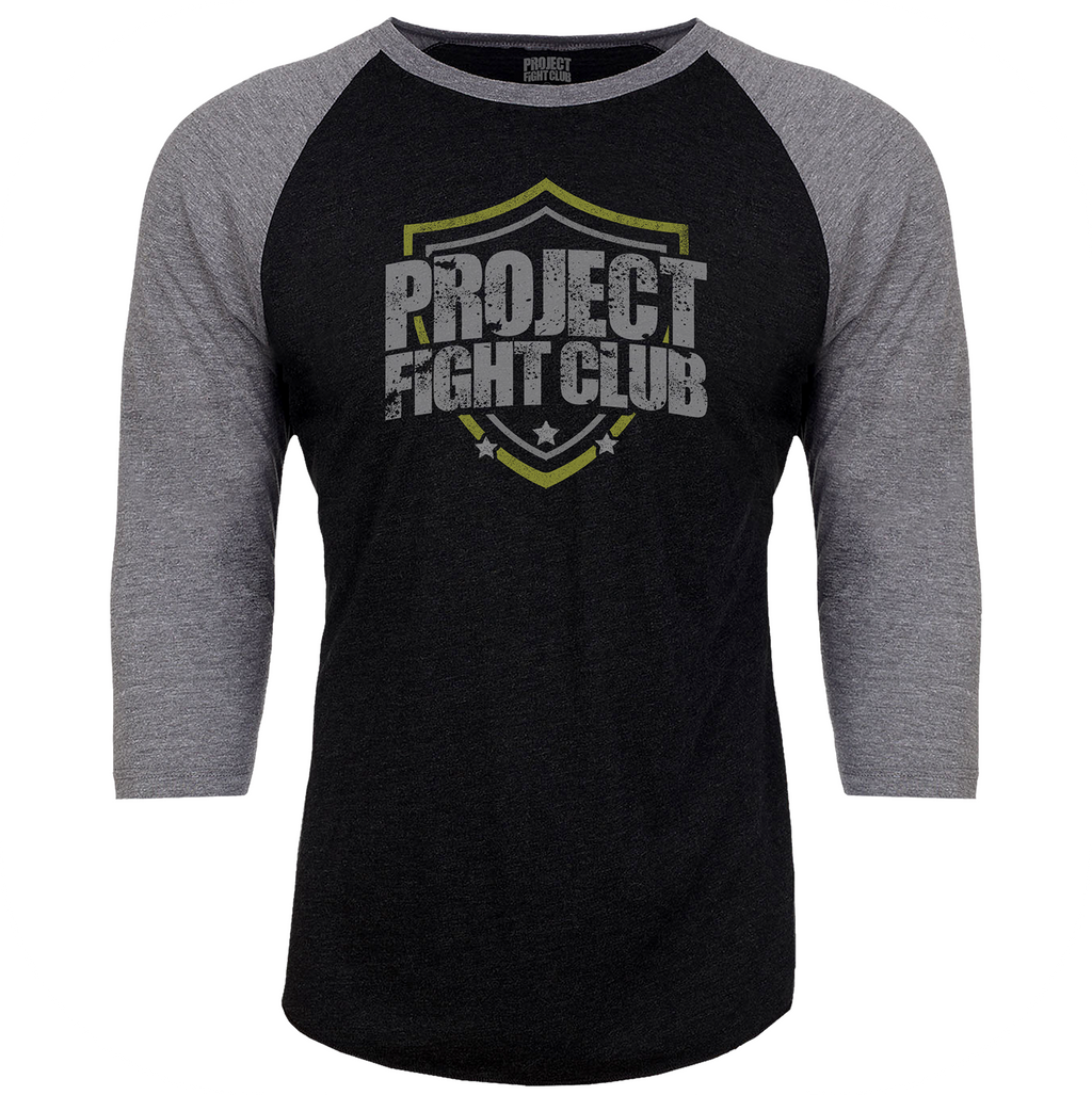 BLACK & GREY BASEBALL TEE #3 - SPREAD CHRISTIANITY