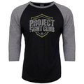 BLACK & GREY BASEBALL TEE #3 - SPREAD CHRISTIANITY