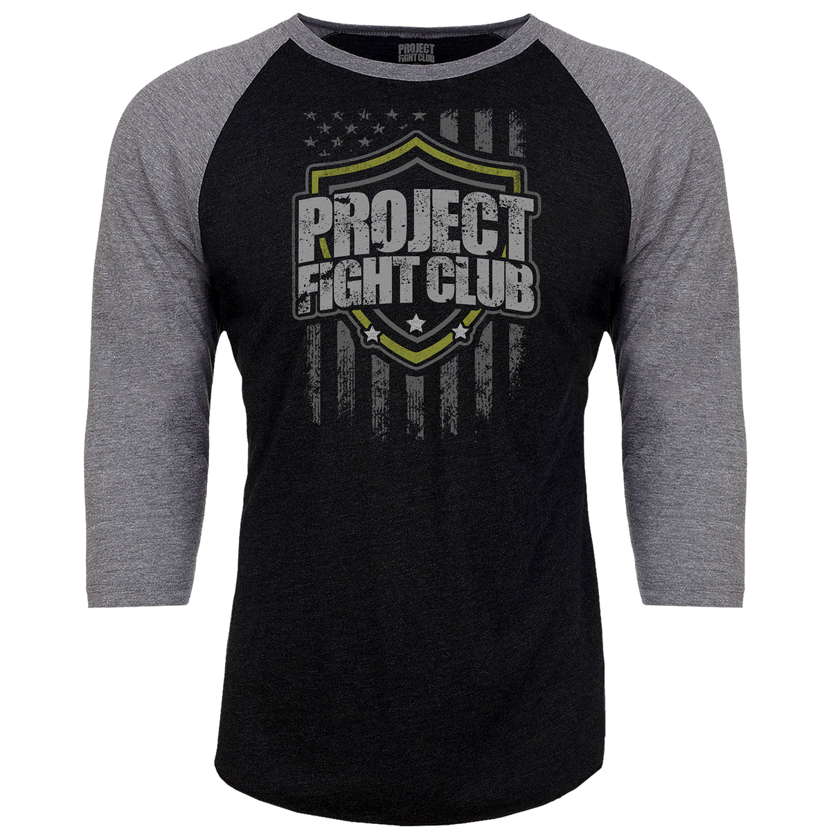 BLACK & GREY BASEBALL TEE - SPREAD CHRISTIANITY
