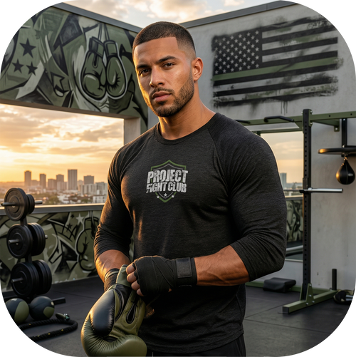 BLACK BASEBALL TEE - HONOR SOLDIERS & VETERANS