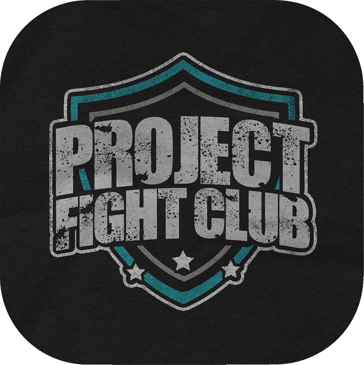 BLACK BASEBALL TEE - FIGHT ADDICTION