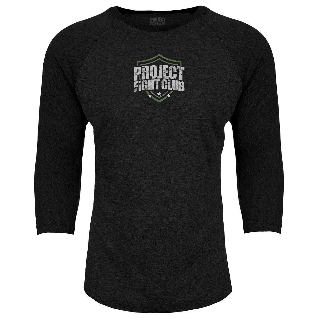 BLACK BASEBALL TEE - HONOR SOLDIERS & VETERANS