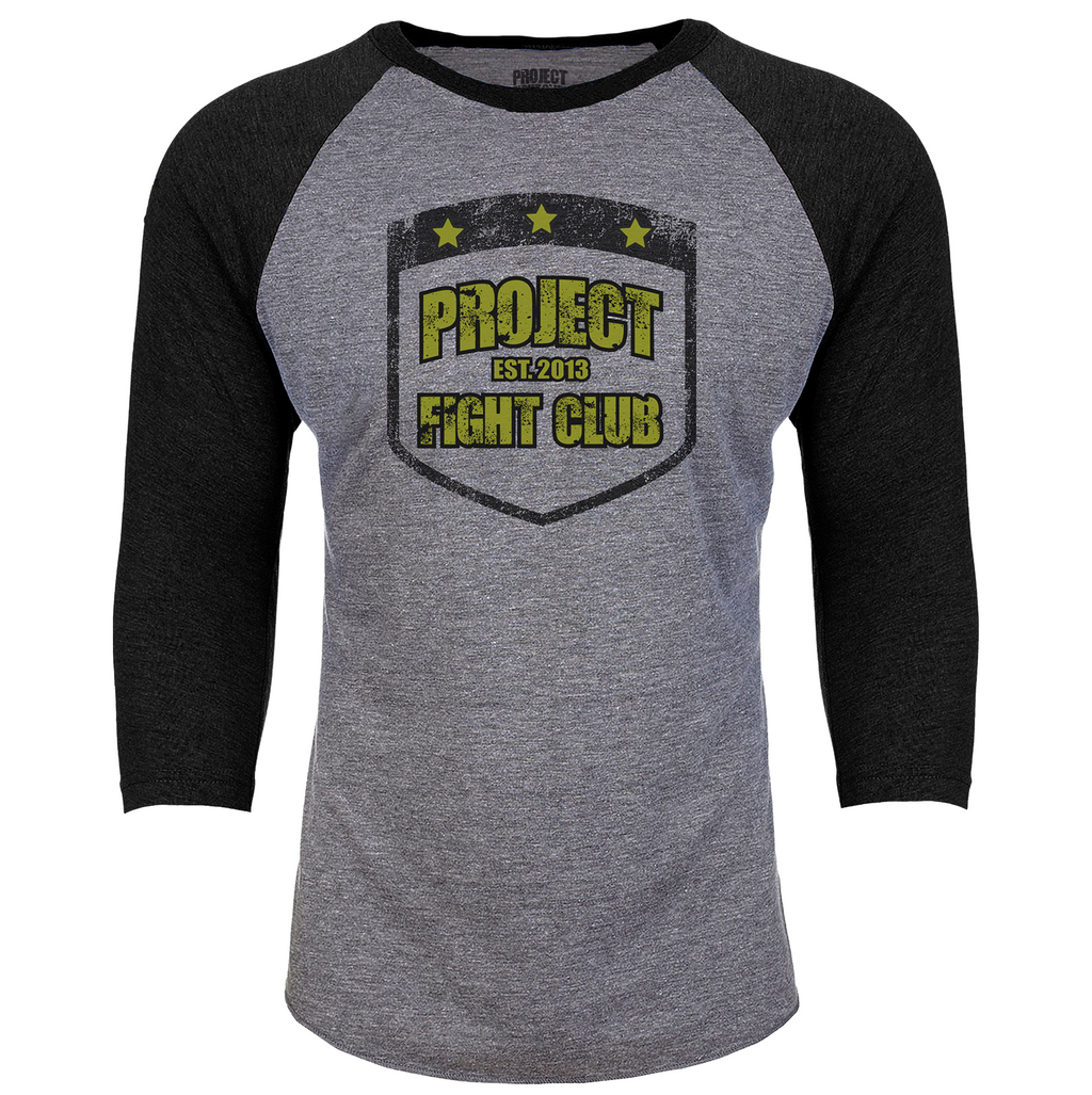 GREY & BLACK BASEBALL TEE - SPREAD CHRISTIANITY