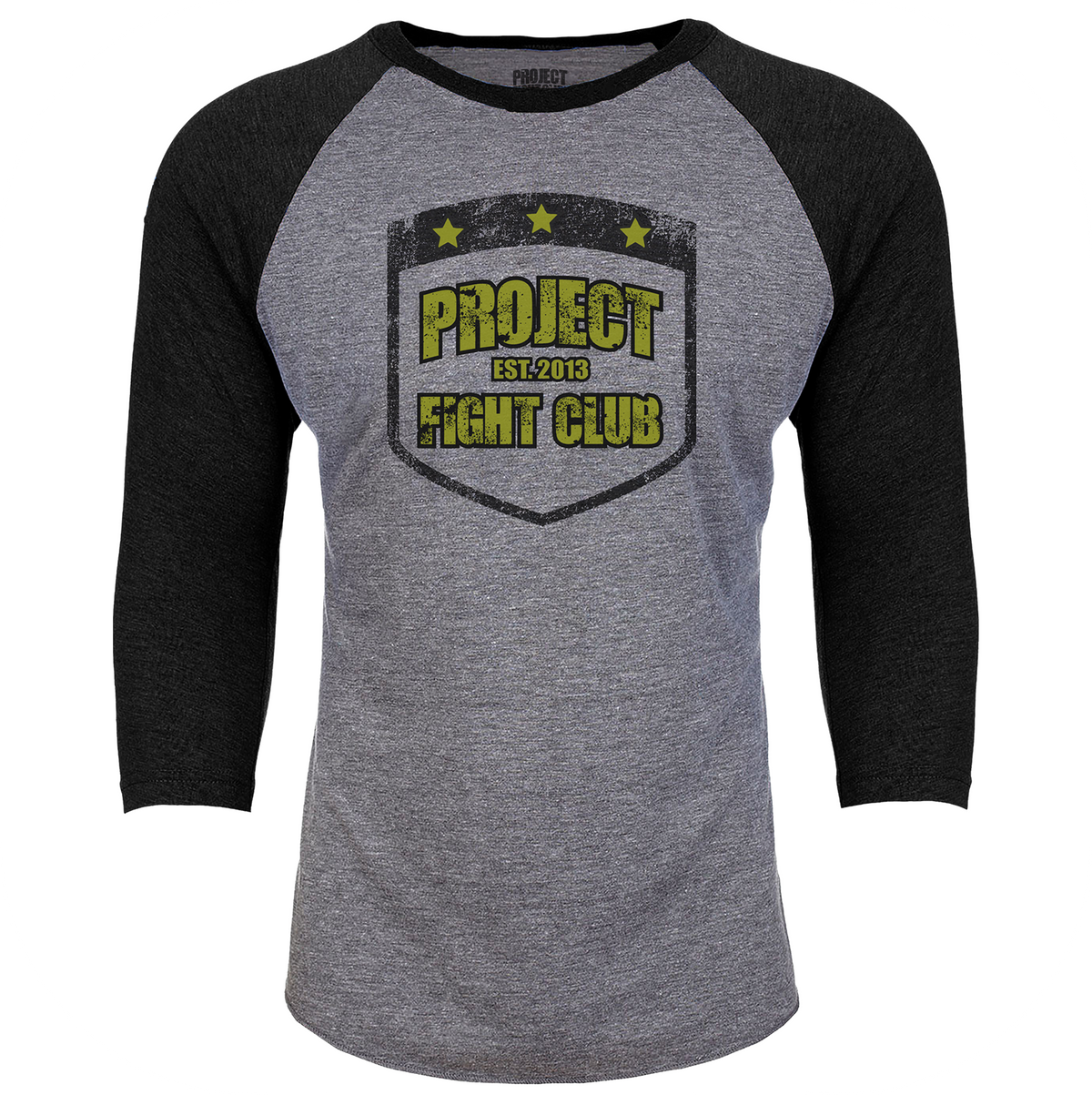 GREY & BLACK BASEBALL TEE - SPREAD CHRISTIANITY