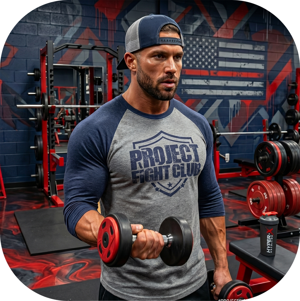 GREY & NAVY BASEBALL TEE - HONOR FIREFIGHTERS & EMTs
