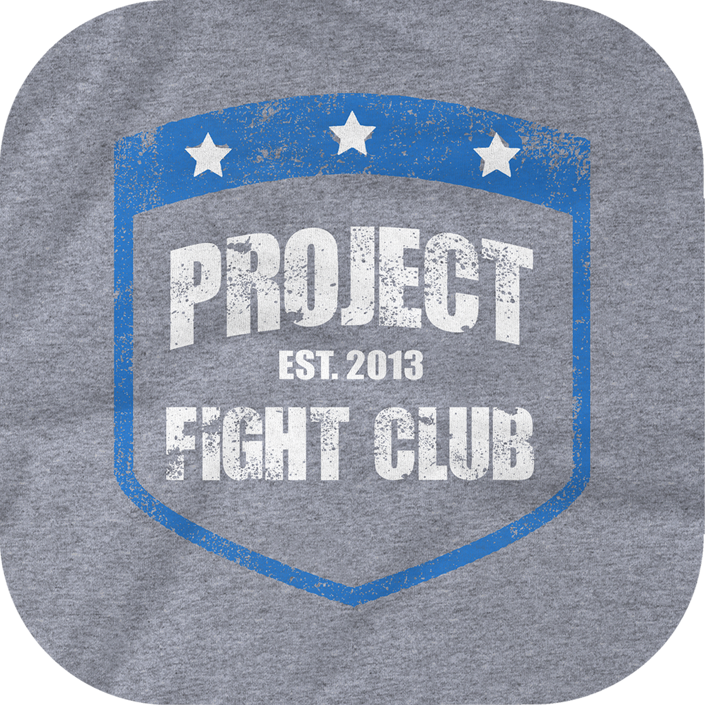GREY & BLUE BASEBALL TEE - SUPPORT POLICE