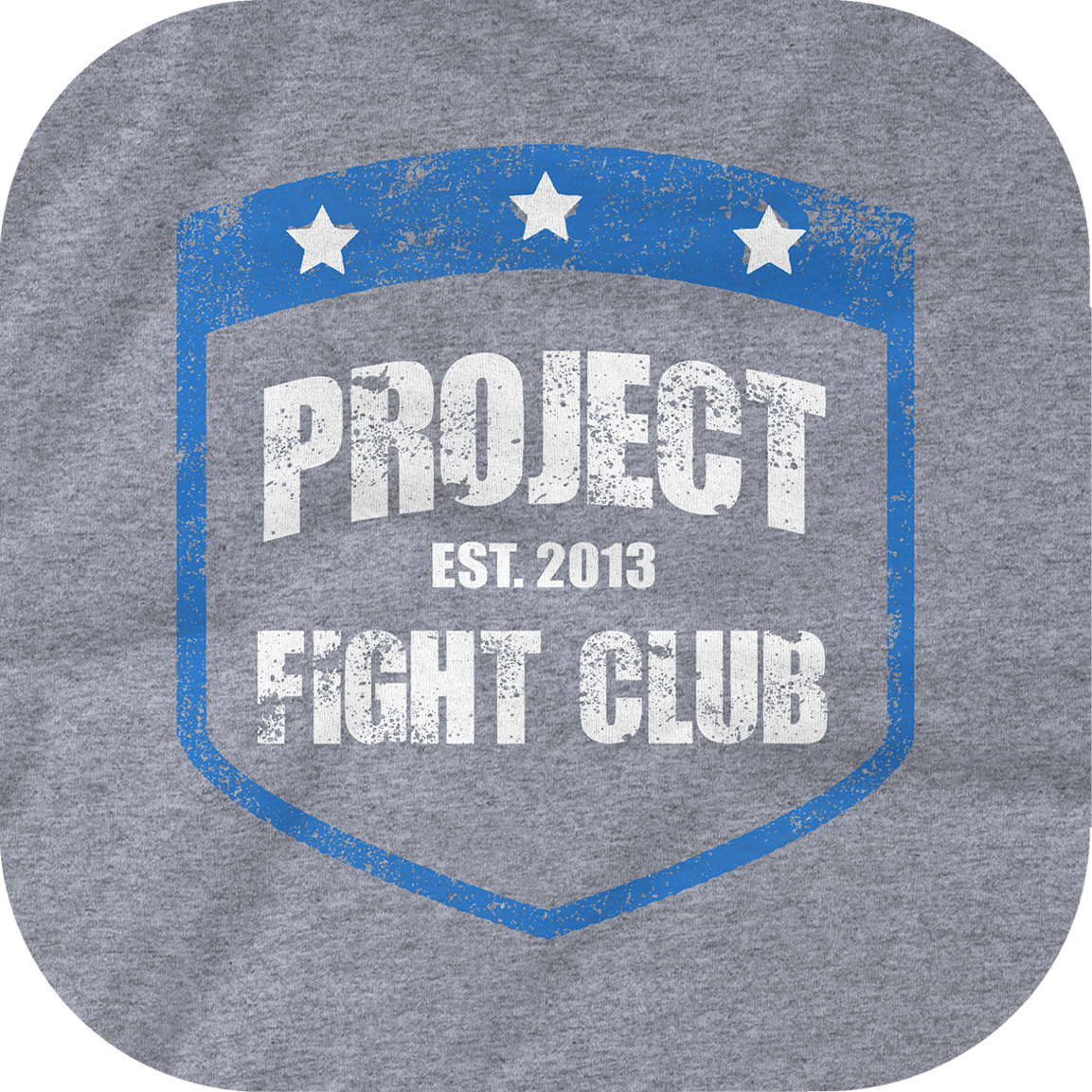 GREY & BLUE BASEBALL TEE - SUPPORT POLICE