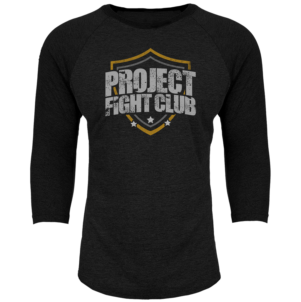 BLACK BASEBALL TEE #2  - PROTECT ANIMALS & WILDLIFE