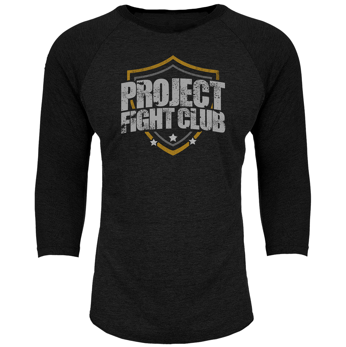 BLACK BASEBALL TEE #2  - PROTECT ANIMALS & WILDLIFE