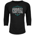 BLACK BASEBALL TEE #2 - FIGHT ADDICTION