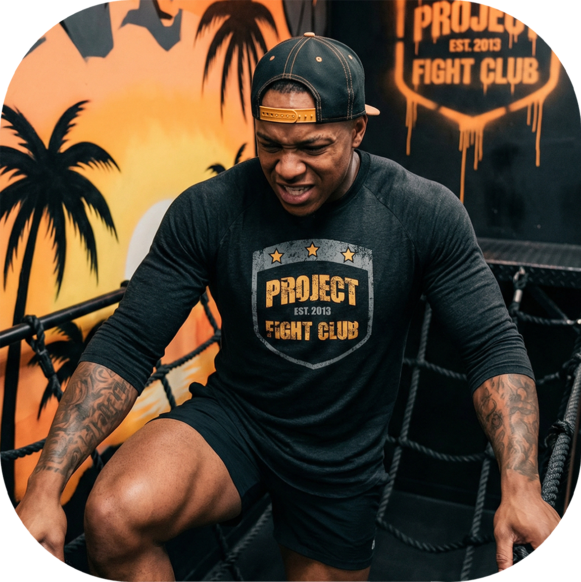 BLACK BASEBALL TEE #3 - PROTECT ANIMALS & WILDLIFE