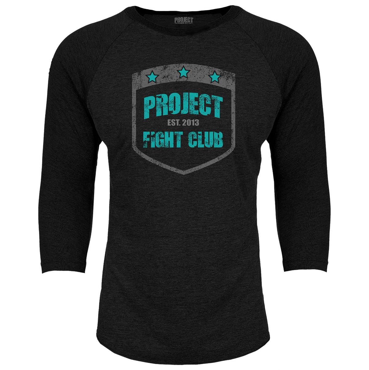 BLACK BASEBALL TEE #3 - FIGHT ADDICTION