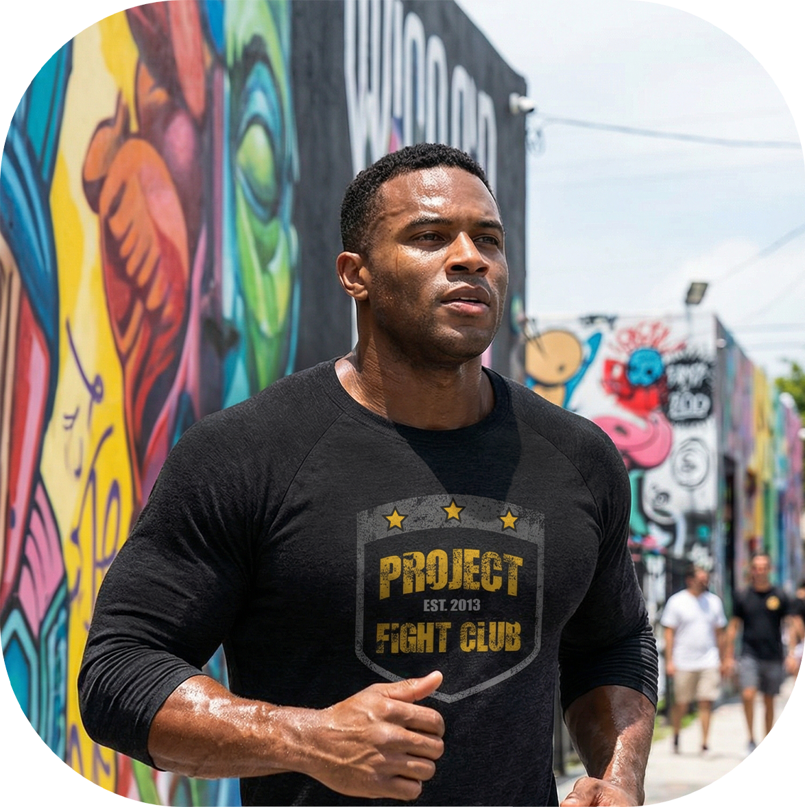 BLACK BASEBALL TEE #3 - PROTECT ANIMALS & WILDLIFE