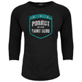 BLACK BASEBALL TEE #4 - FIGHT ADDICTION