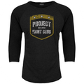 BLACK BASEBALL TEE #4 - PROTECT ANIMALS & WILDLIFE