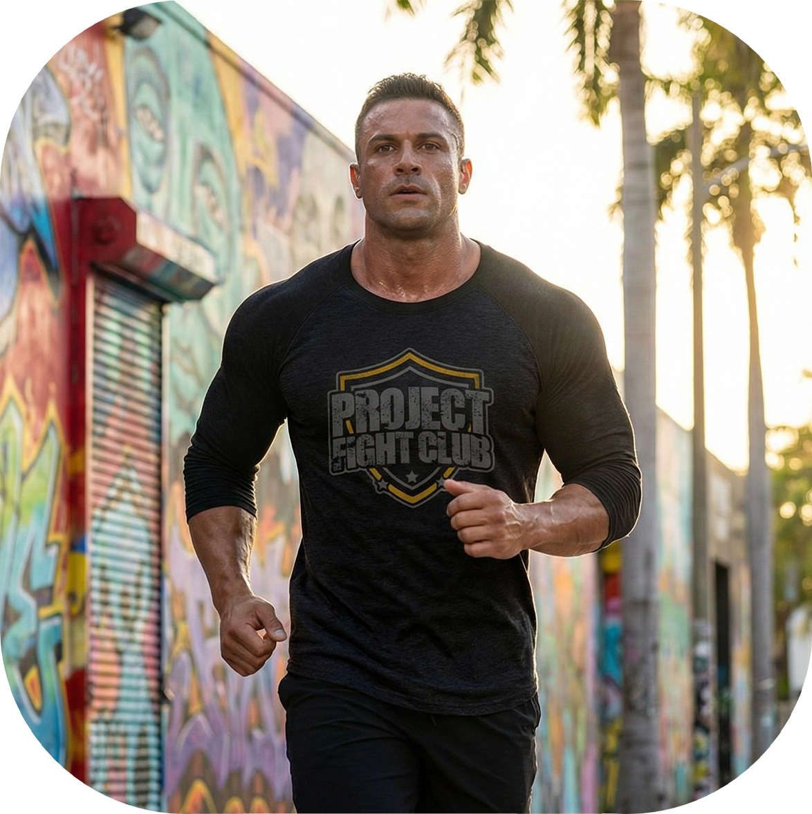 BLACK BASEBALL TEE #5 - PROTECT ANIMALS & WILDLIFE