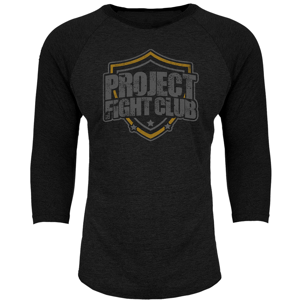 BLACK BASEBALL TEE #5 - PROTECT ANIMALS & WILDLIFE