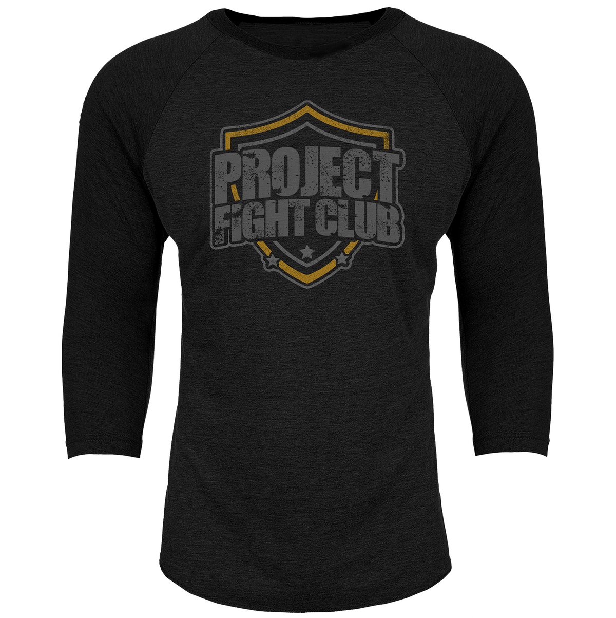 BLACK BASEBALL TEE #5 - PROTECT ANIMALS & WILDLIFE