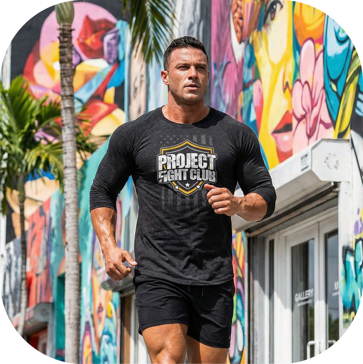 BLACK BASEBALL TEE #6 - PROTECT ANIMALS & WILDLIFE