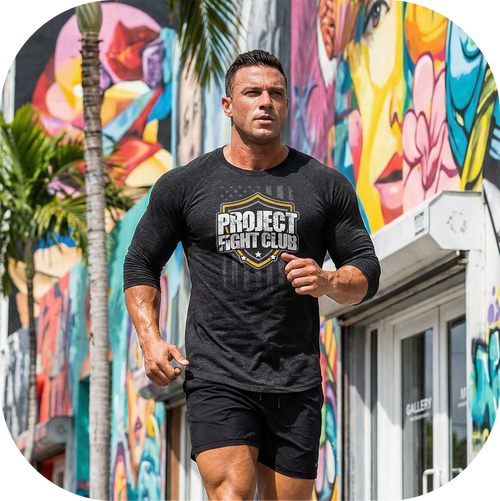 BLACK BASEBALL TEE #6 - PROTECT ANIMALS & WILDLIFE