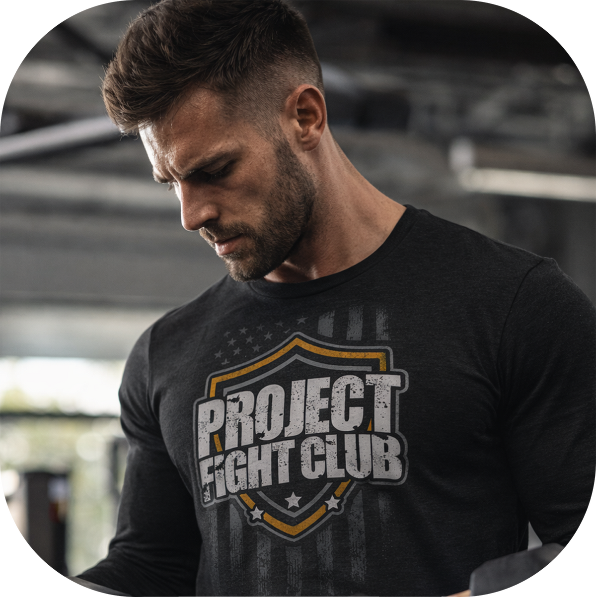 BLACK BASEBALL TEE #6 - PROTECT ANIMALS & WILDLIFE