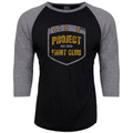 BLACK & GREY BASEBALL TEE #2 - PROTECT ANIMALS & WILDLIFE