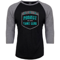 BLACK & GREY BASEBALL TEE #2 - FIGHT ADDICTION