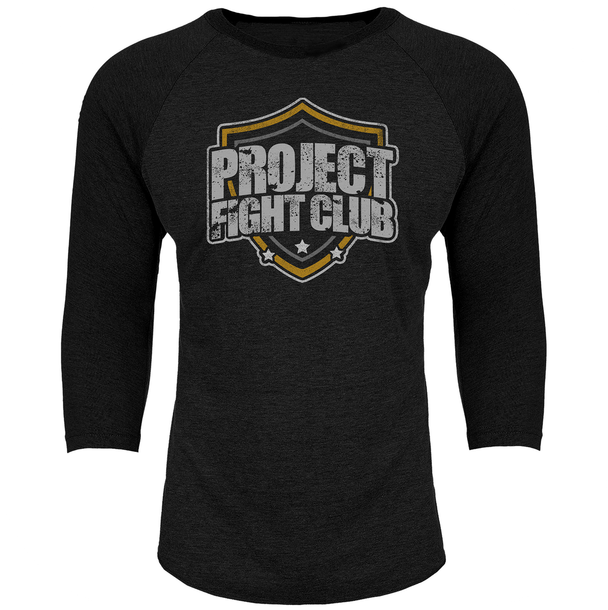 BLACK BASEBALL TEE - PROTECT ANIMALS & WILDLIFE