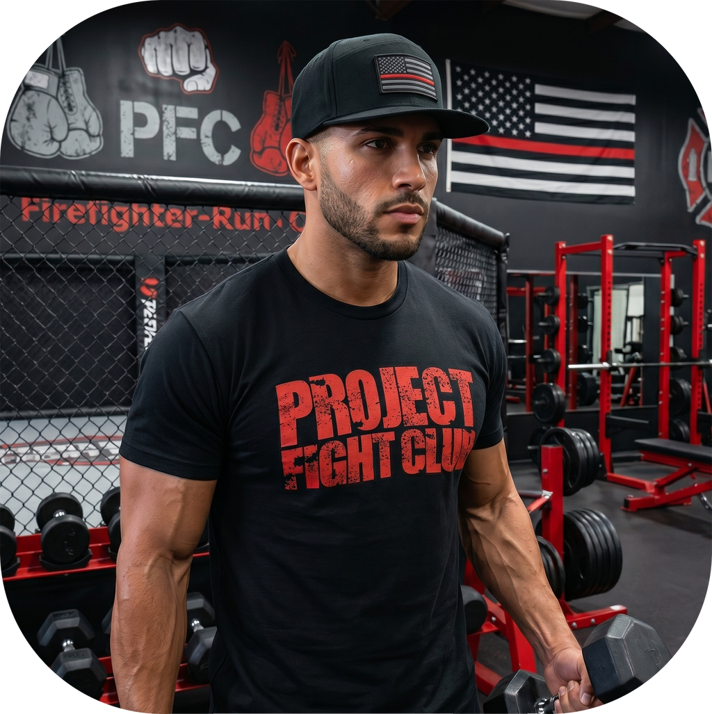 MENS BLACK T-SHIRT - HONOR FIREFIGHTERS & EMTs