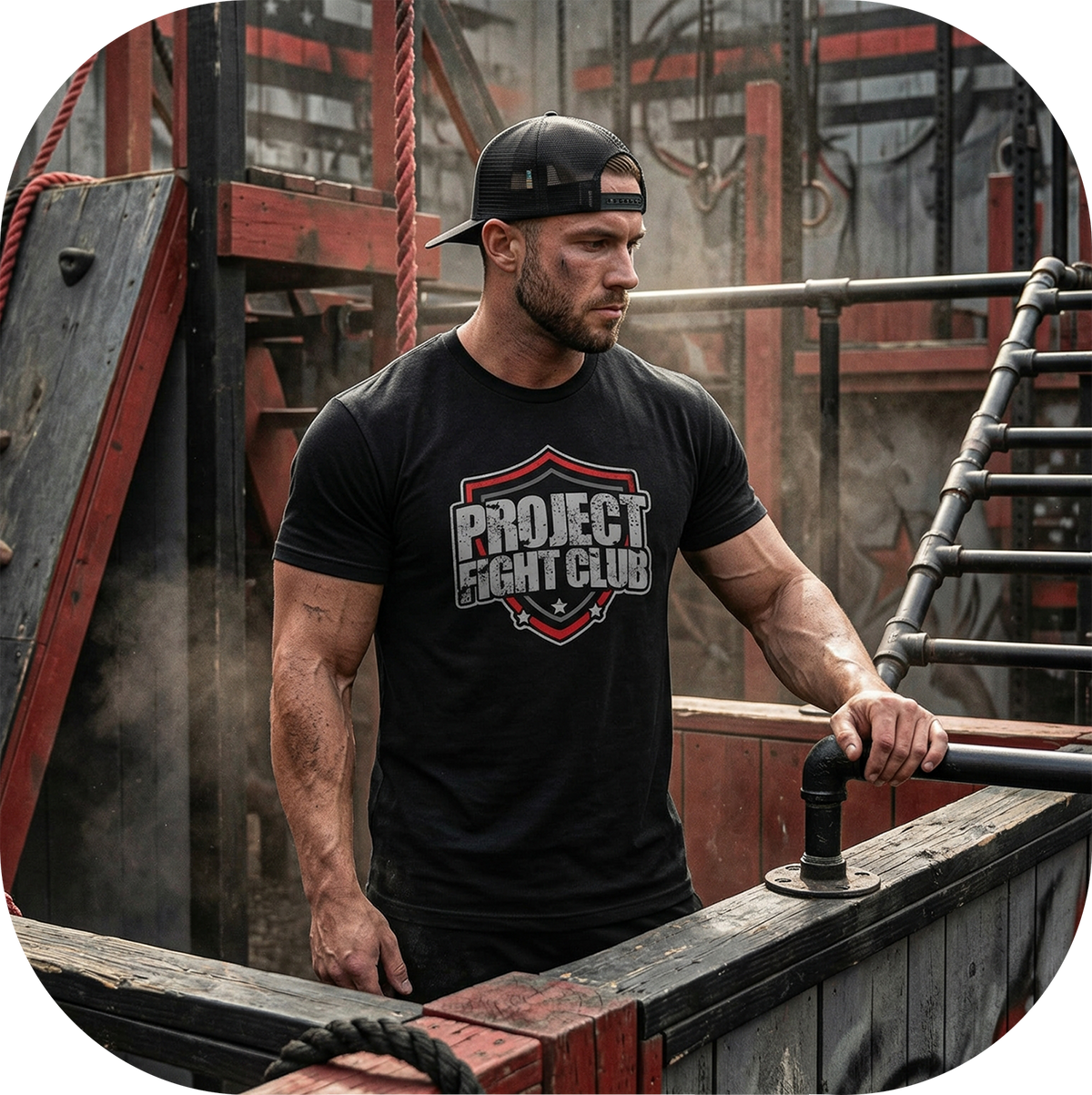 MENS BLACK T-SHIRT #2 - HONOR FIREFIGHTERS & EMTs