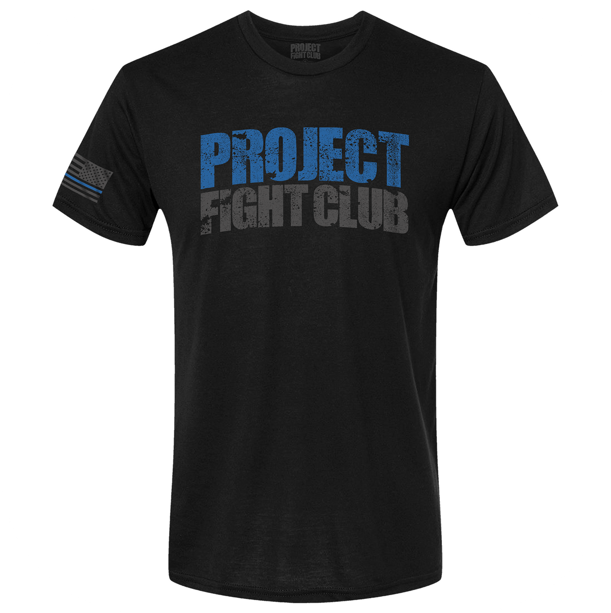 MENS BLACK T-SHIRT #4 - SUPPORT POLICE