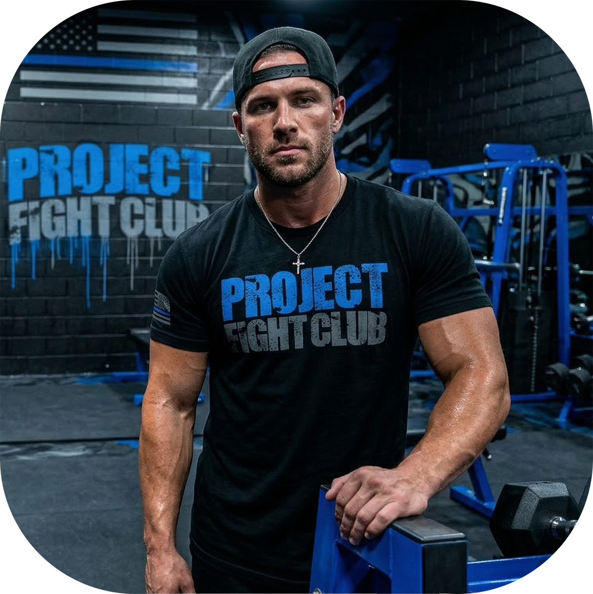 MENS BLACK T-SHIRT #4 - SUPPORT POLICE
