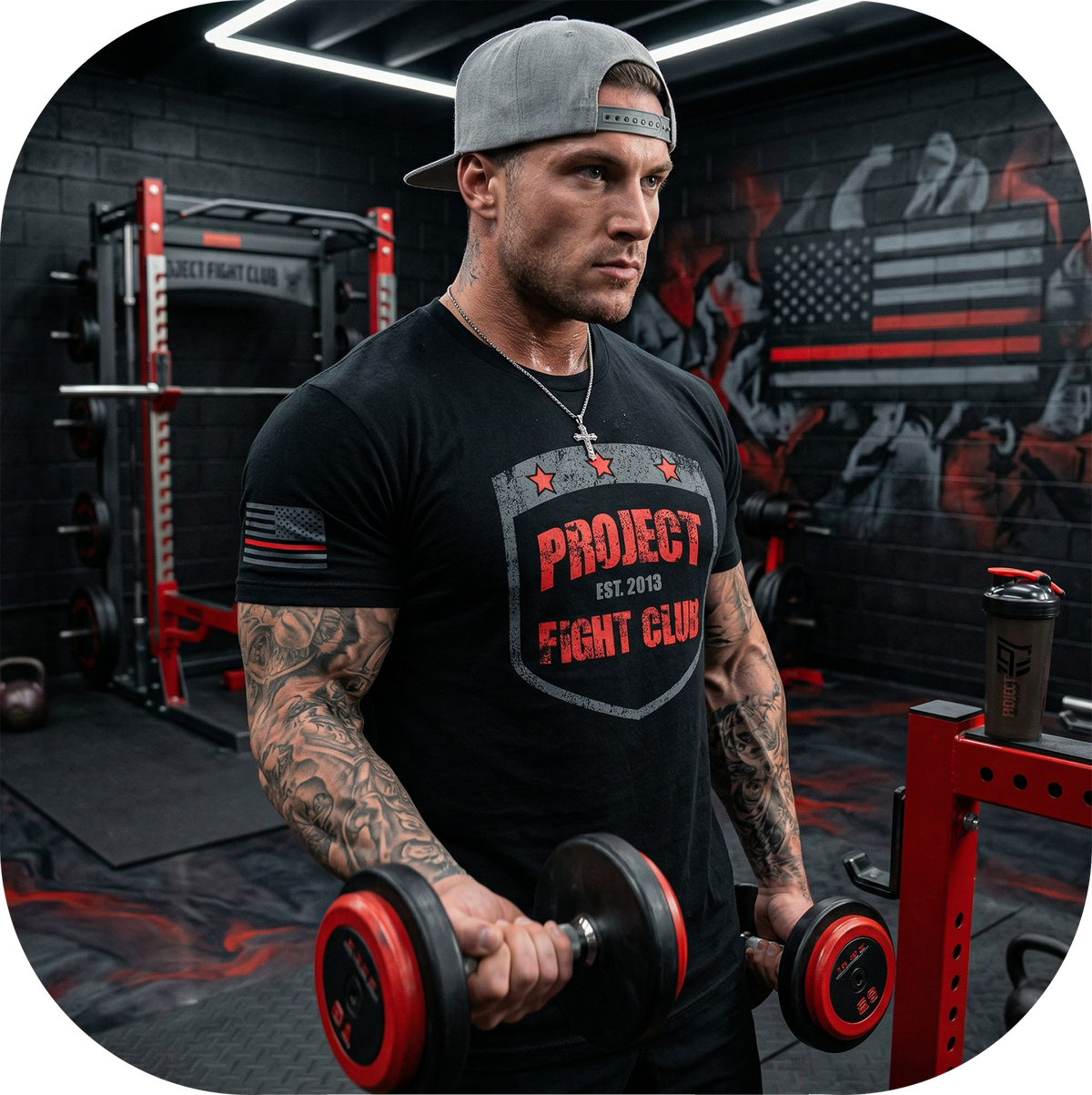 MENS BLACK T-SHIRT #5 - HONOR FIREFIGHTERS & EMTs
