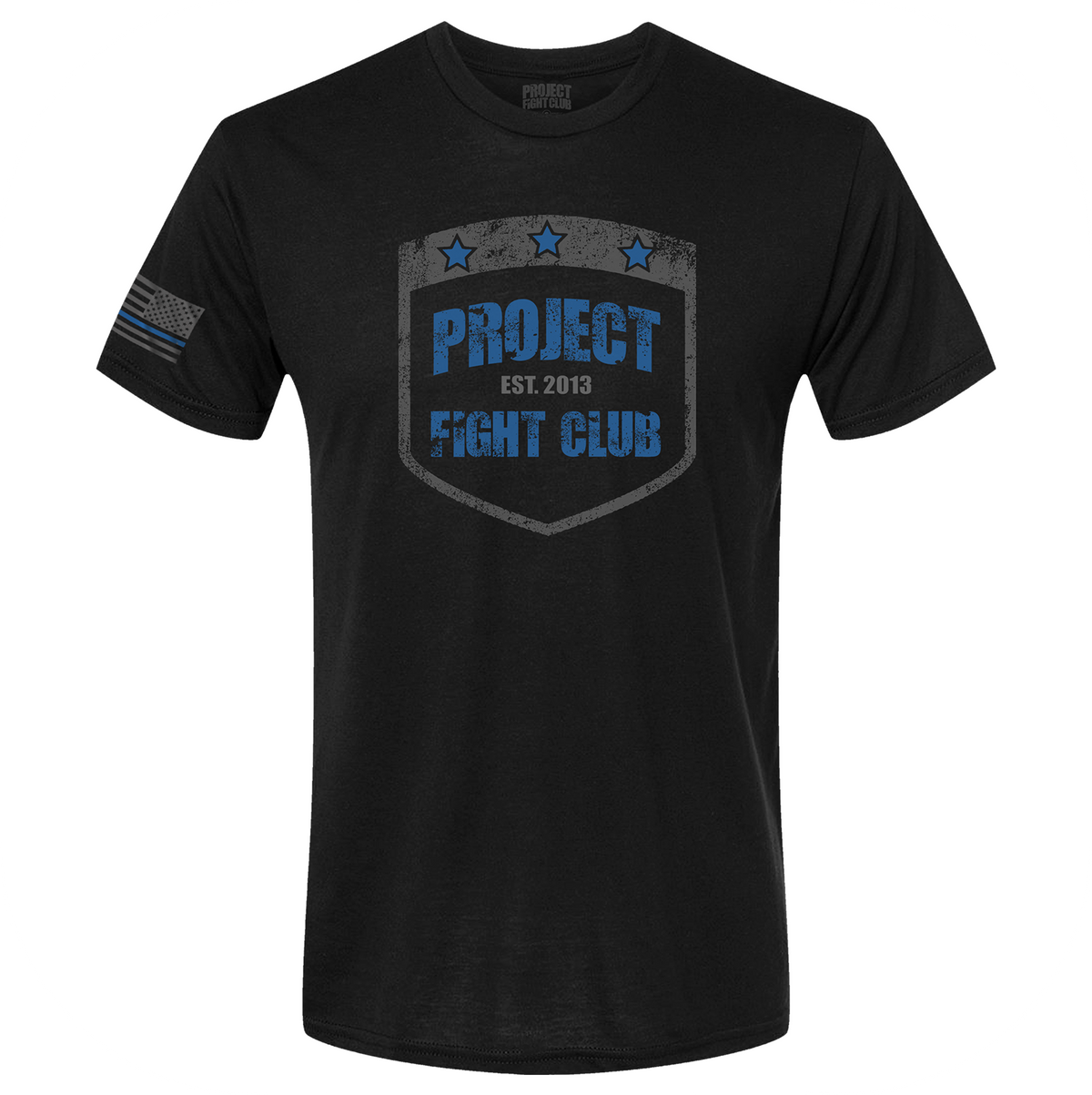 MENS BLACK T-SHIRT #5 - SUPPORT POLICE