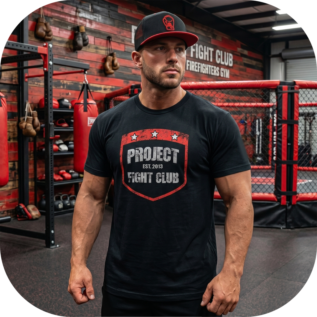 MENS BLACK T-SHIRT #6 - HONOR FIREFIGHTERS & EMTs